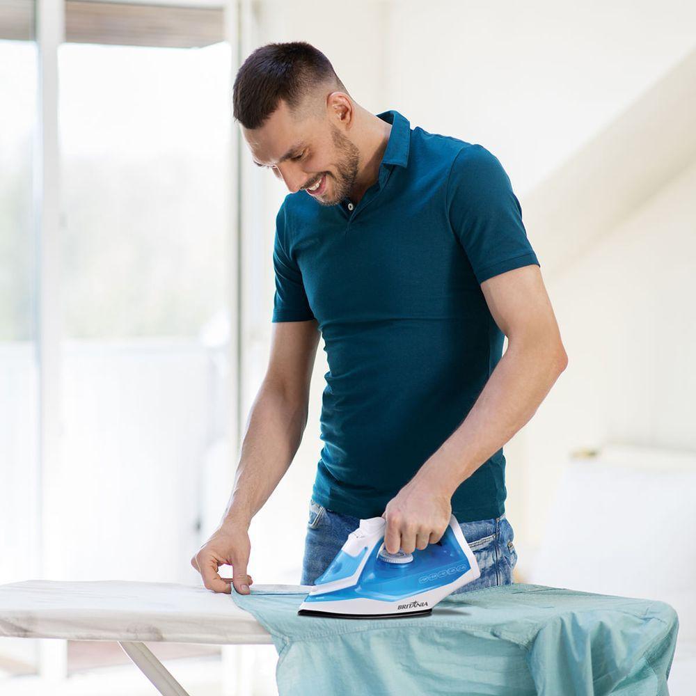 Ferro De Passar A Vapor Britânia BFV202AZ Base Antiaderente 110V - 4