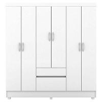 Guarda Roupa Infantil Flash 2 Branco Rosa Flex – Demóbile - 2