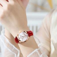 Relógio Feminino Intense Com Strass De Quartzo Impermeável 30m Branco Vermelho - 6