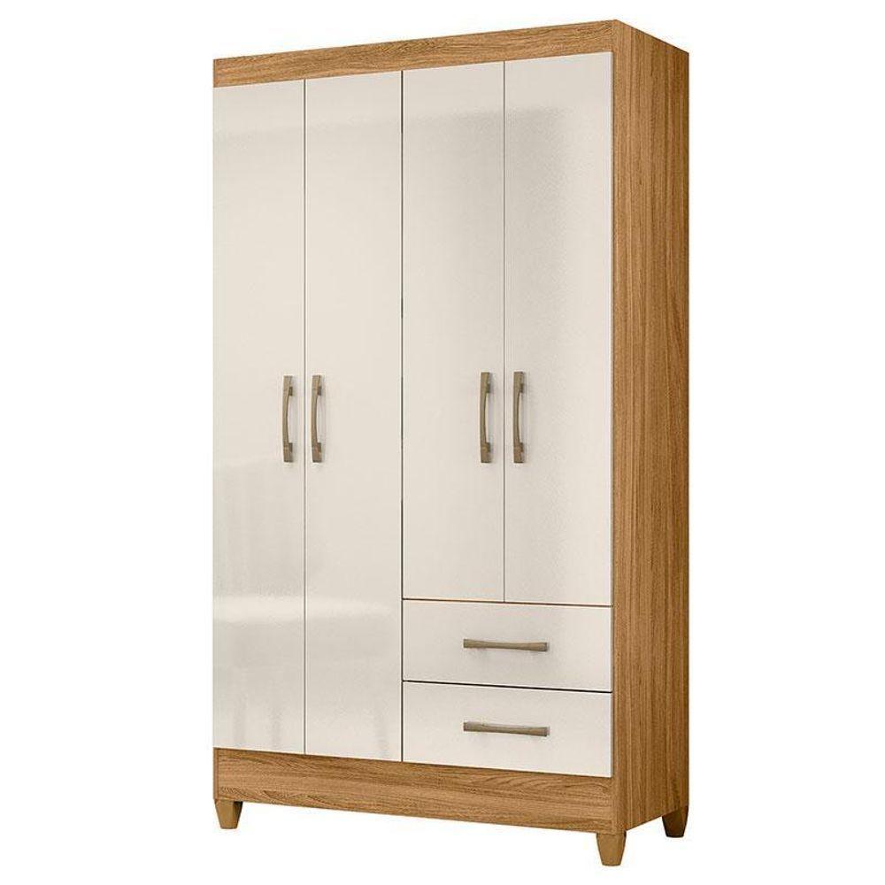 Guarda Roupa Solteiro Chile E Cômoda Vênus Freijó Off White – Moval - 2