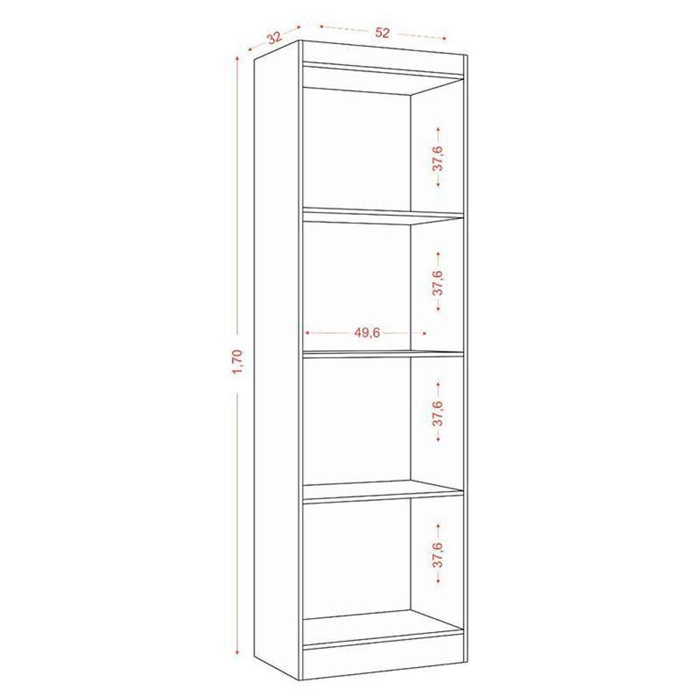 Cômoda Sapateira Sevilha 2004147 E Armário Multiuso New 2000192 Branco - Aramóveis - 8