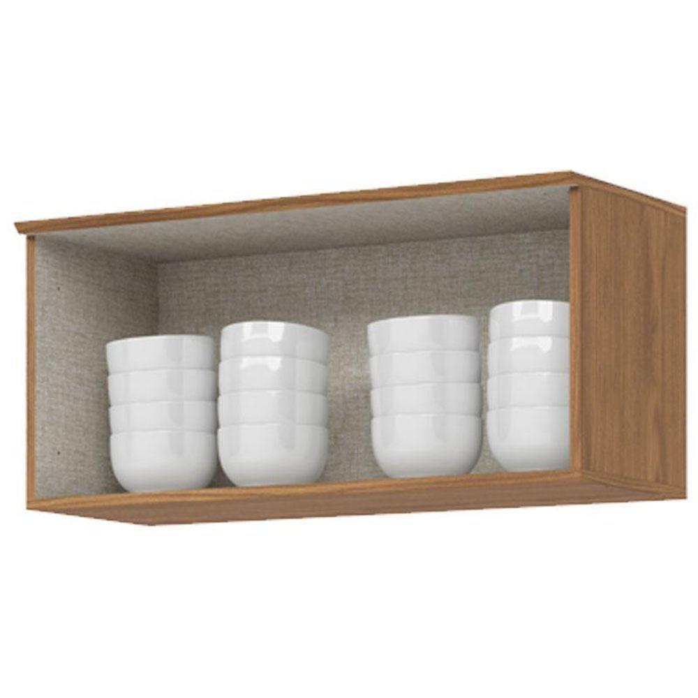 Armário Aéreo 1 Porta Basculante 80 Cm Requinte Nature – Henn - 2