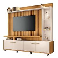 Estante Home Theater Titan Cinamomo Off White - Hb Móveis - 1