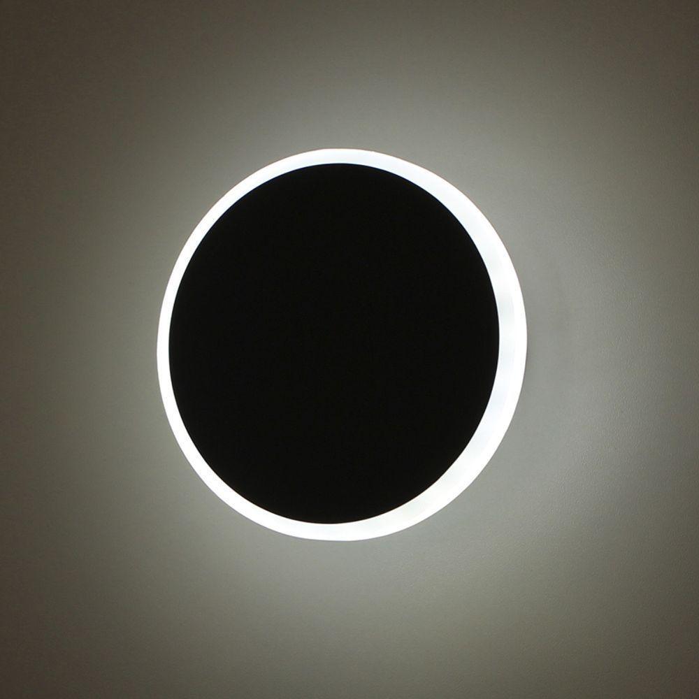 Arandela Moderno Led Taschibra Optic Circle 3 Em 1 Bivolt Preto - 5