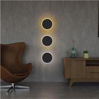 Arandela Moderno Led Taschibra Optic Circle 3 Em 1 Bivolt Preto - 2