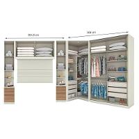 Quarto Modulado Casal Ambiente 5 Seletto 5 Peças Areia Jequitibá - Henn - 2