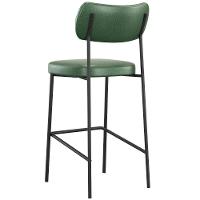 Banqueta Alta Bar Estofada Milli Sintético Verde A14 - Mpozenato - 5