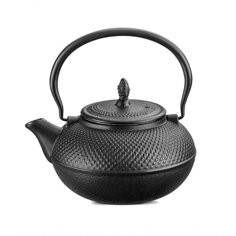 Chaleira De Ferro Preta Com Coador De Inox 1.5l Mta 9045 - 1