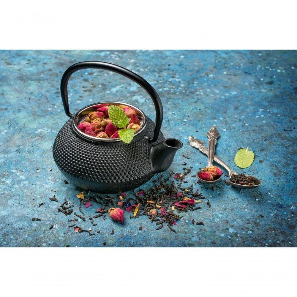 Chaleira De Ferro Preta Com Coador De Inox 1.5l Mta 9045 - 3