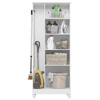 Armário Multiuso Ambiente Jade Branco Brilho - Moval - 3