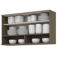 Armário Aéreo 1 Porta Basculante Ripado 120 Cm Connect Duna Cristal – Henn - 2