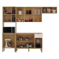 Cozinha Compacta Vert Plus Com Balcão Para Cozinha Freijó Soft - Kits Paraná - 2