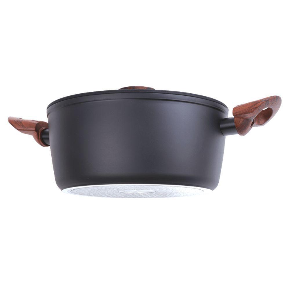 Jogo De Panelas Antiaderente Ceramic Life 4 Peças Sirius Com Indução Preto Brinox - 4