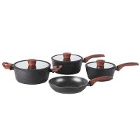Jogo De Panelas Antiaderente Ceramic Life 4 Peças Sirius Com Indução Preto Brinox - 1