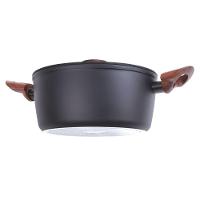 Jogo De Panelas Antiaderente Ceramic Life 4 Peças Sirius Com Indução Preto Brinox