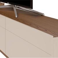 Rack Bancada Classic 3 Gavetas 2.2 Off White Freijó Touch - Imcal - 3