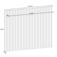 Rack Bancada época Com Painel Ripado You 2.7 Com Mesa De Centro Cadenza E Aparador Vivant Cinamomo Off White - Hb Móveis - 3