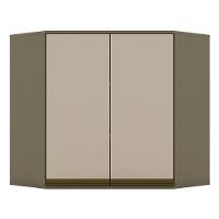 Armário Aéreo Connect Canto Obliquo 2 Portas 83 Cm Duna Cristal – Henn - 1