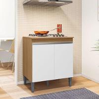 Balcão Para Cooktop Ambiente Andréia Amêndoa Branco - Ajl - 1