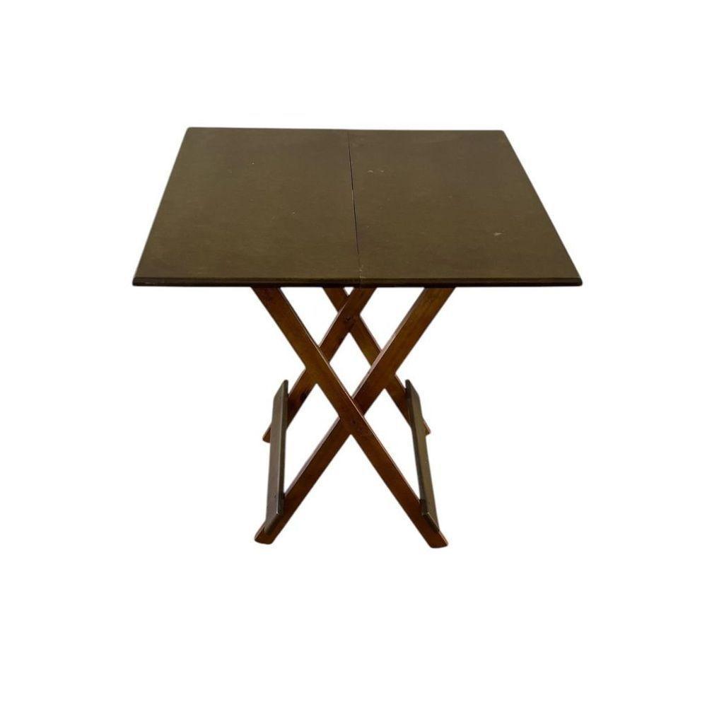 Mesa Dobrável Com Tampo Em Mdf Imbuia - 2