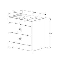 Enteadeira Olivia 2 Em 1 Com Banqueta Embutida – Design Que Otimiza Seu Espaço