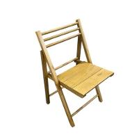 Cadeira Dobrável Em Madeira Com Assento Multilaminado Mel - 1