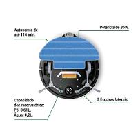 Aspirador Robô Philco 3 Em 1 Antiqueda Bivolt MOP PAS26P Bivolt - 10