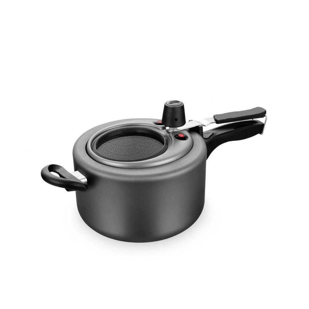 Panela De Pressão Grafite 3,0l C/ Visor De Vidro Mta 6022 - 1