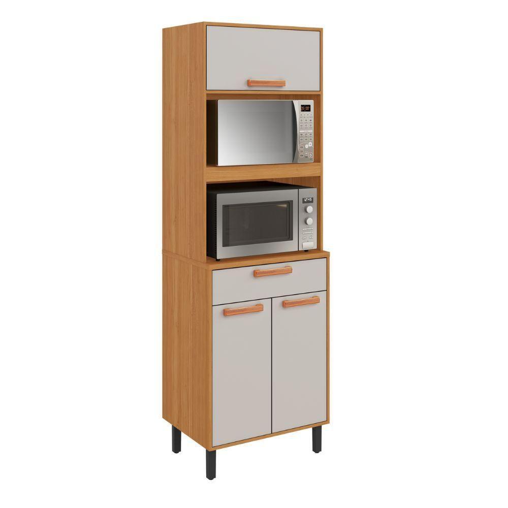 Torre Quente Itatiaia Napoles 70cm 2 Fornos Cinamomo/Off White - 1