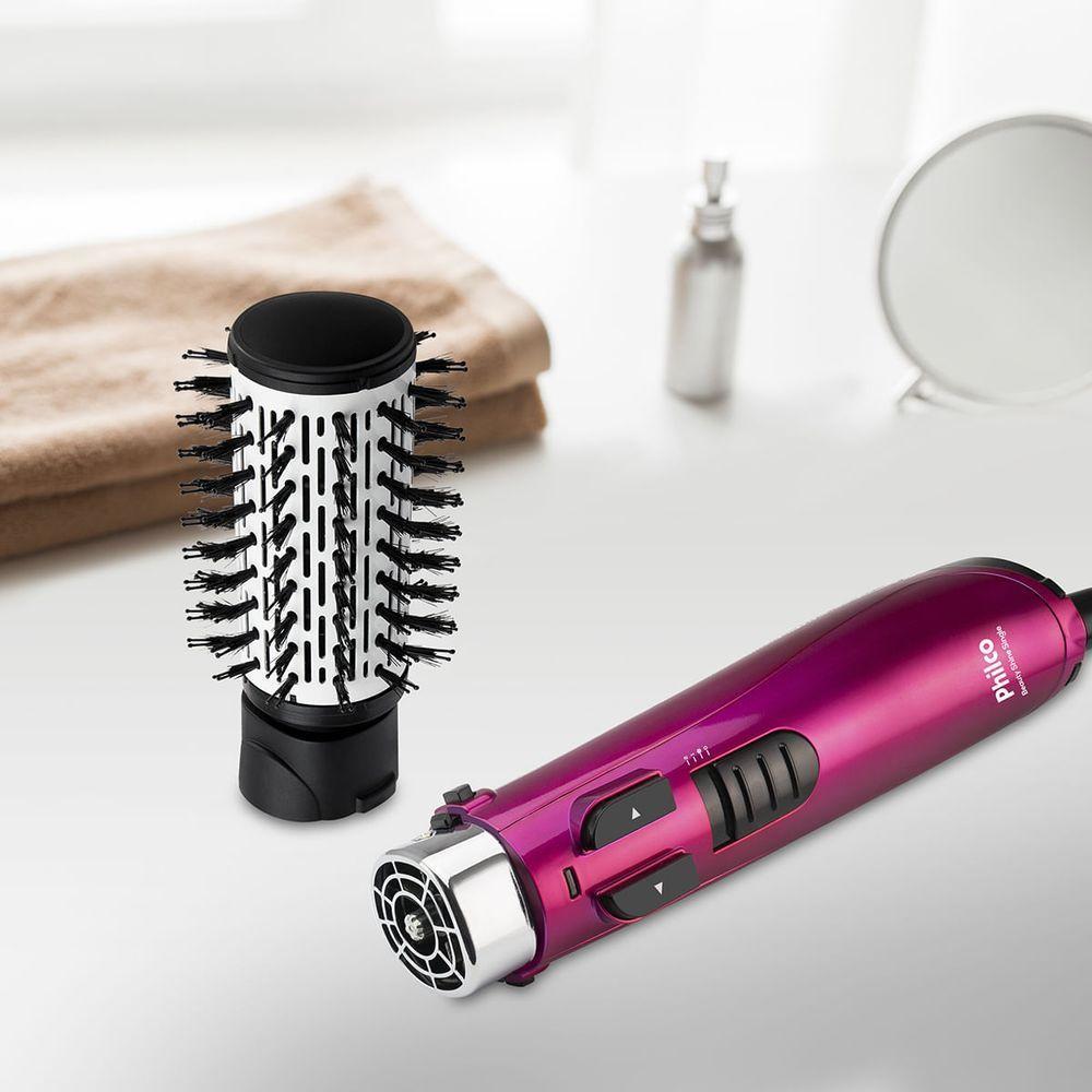 Escova Rotativa Philco 1100W 2 rotações Beauty Shine PEC03R 220V - 3