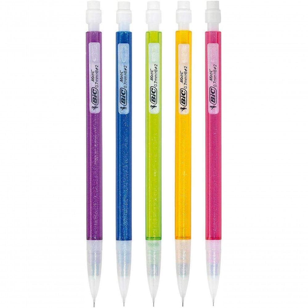 Lapiseira Bic Shimmers 0,5mm Borracha Na Ponta Multicor Embalagem Leve 3 Pague 2 - 4