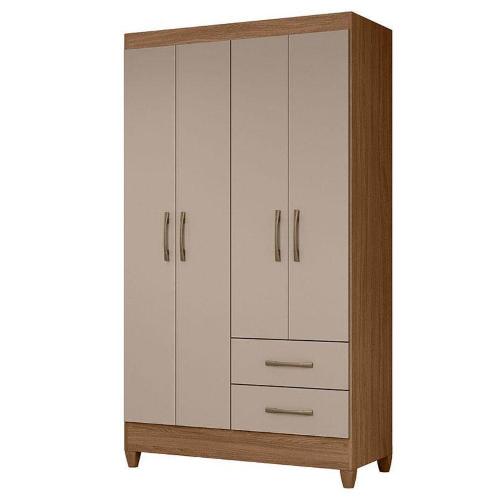 Guarda Roupa Solteiro Chile E Cômoda Dhara Carvalho Fendi – Moval - 2