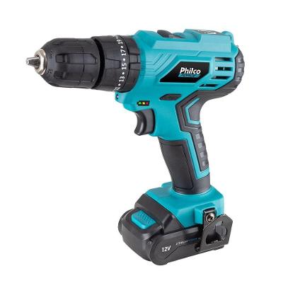 Parafusadeira Furadeira Philco Doméstica Force PPF120M Speed Control 12V 1500mAh Bivolt
