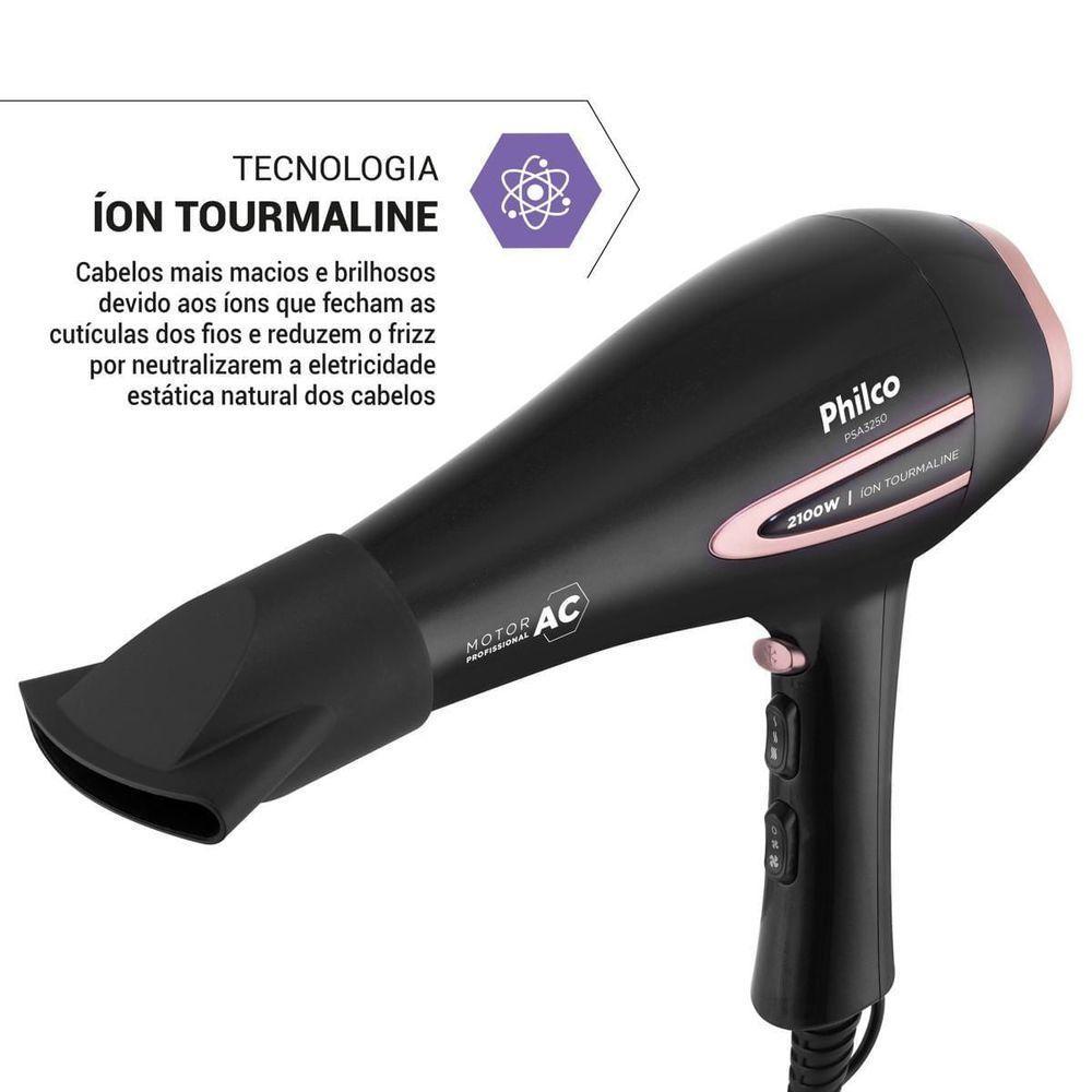 Secador De Cabelo Com íons Tourmaline 2100W Philco PSA3250 220V - 4
