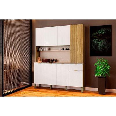 Kit Cozinha Ambiente Slow Freijó ártico Riscatto - Kits Paraná