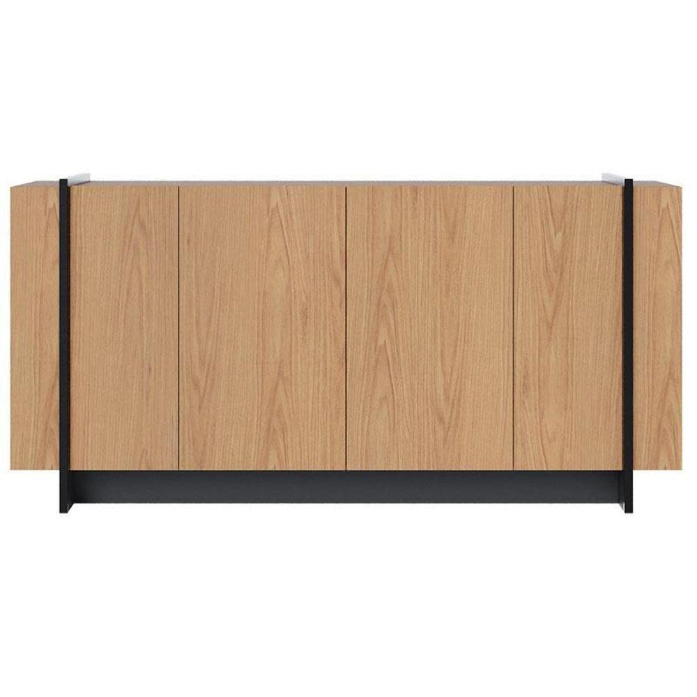 Aparador Para Sala Buffet Ambiente Copacabana Freijó Preto Acetinado– Colibri - 2