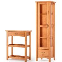 Cristaleira 1 Porta E Aparador 1 Gaveta Bella Carvalho Fosco - 1