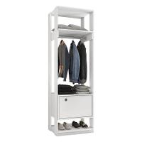 Guarda Roupa Modulado Titan Com Porta Branco - Móveis Leão - 1