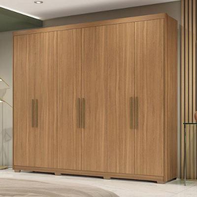 Guarda Roupa Casal Ambiente Sumatra Com Pés Amêndola Touch – Demóbile
