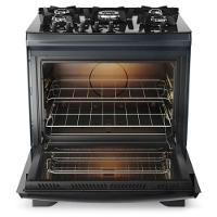 Fogão Dako 5 Bocas A Gas Supreme Timer Glass Titanium Bivolt - 3