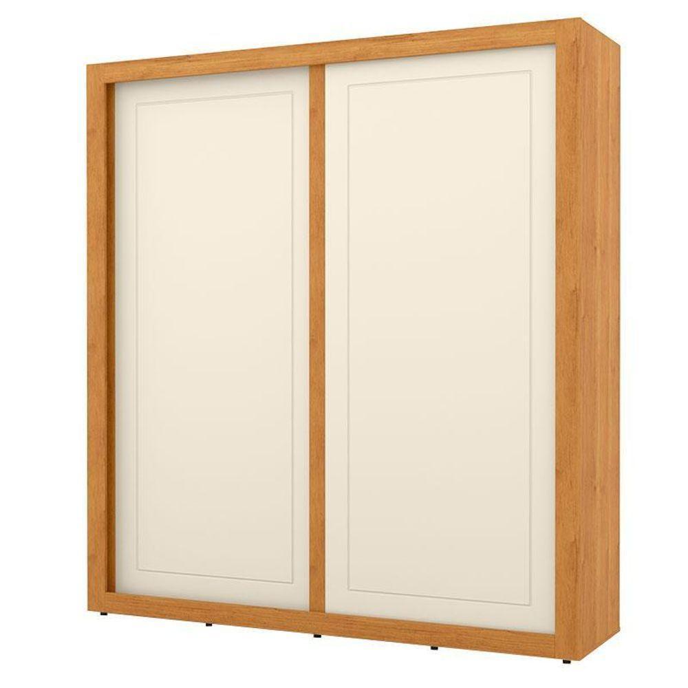 Guarda Roupa Tutto New 2 Portas De Correr Freijó Off White - Matic - 1