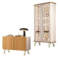 Buffet Benvenuto E Cristaleira évora Off White Cinamomo – Hb Móveis - 1