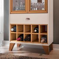 Cristaleira Ambiente ópera Off White Cinamomo – Hb Móveis