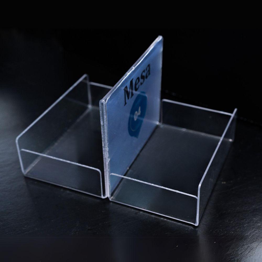 Kit 10 Porta Sachês Com Expositor Acrílico Mesa Restaurante - 4