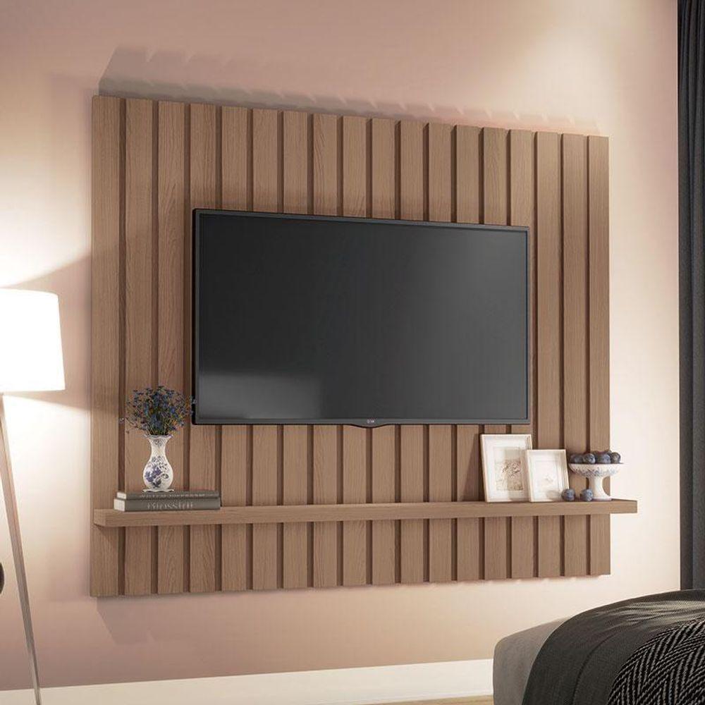 Painel Para Tv Link 1.6 Castanho – Hb Móveis - 4