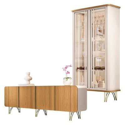 Buffet Saluti E Cristaleira évora Off White Cinamomo – Hb Móveis