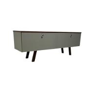 Rack Em Mdf Com Duas Portas Gramado/pau Ferro - 1