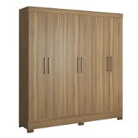 Cômoda Astral E Guarda Roupa Casal Prático Amêndola Touch - Demóbile - 3