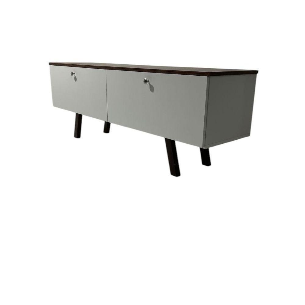 Rack Em Mdf Com Duas Portas Jeri/pau Ferro - 1