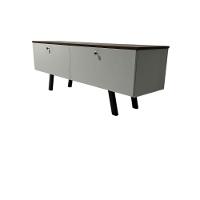 Rack Em Mdf Com Duas Portas Jeri/pau Ferro - 1